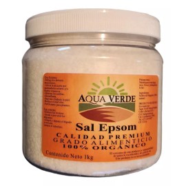 Acuaverde Sulfato De Magnesio, Sal Epsom Grado Alimenticio 1 Kg