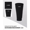 JAKO Unisex Replacement Stocking Shin Pads 2.0, Black, L