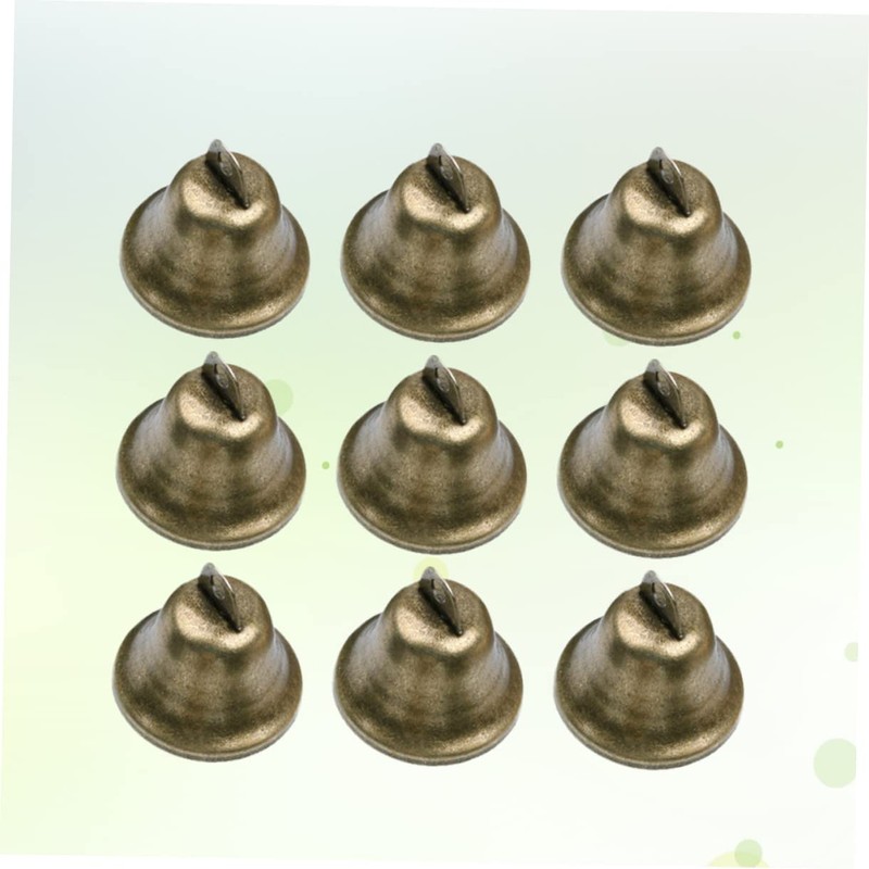 COHEALI 20pcs Bronze Bell Copper Rattle Bells Handmade for Christmas