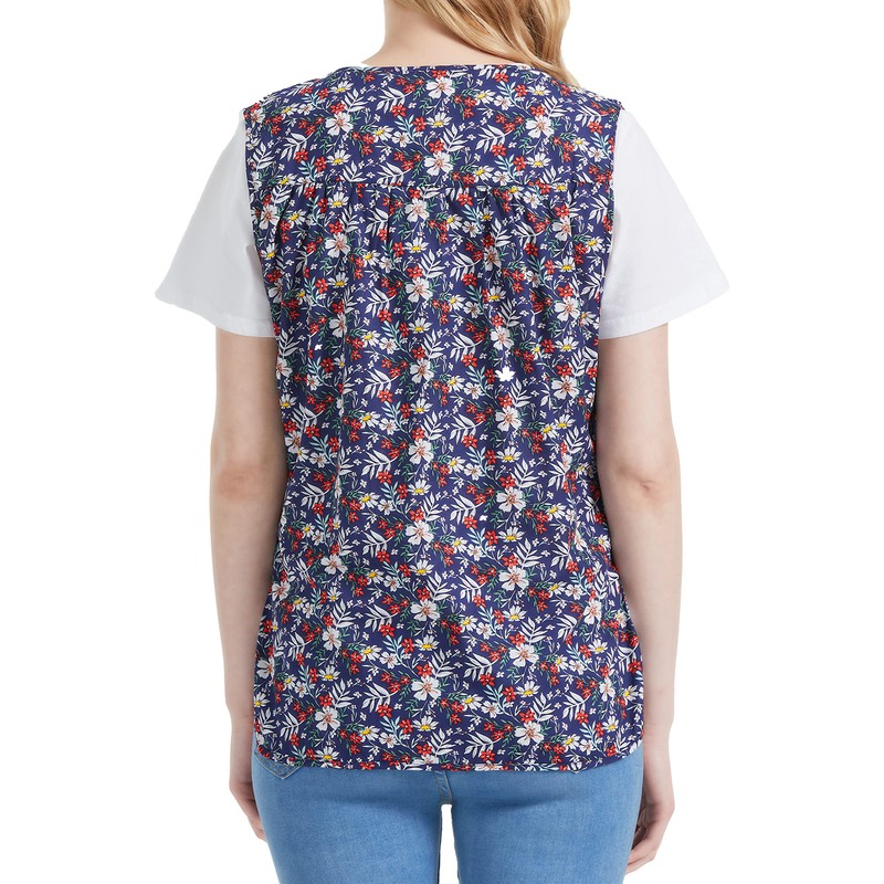 Nanxson Women Cobbler Apron with 2 Patch Pockets, Cotton Printed