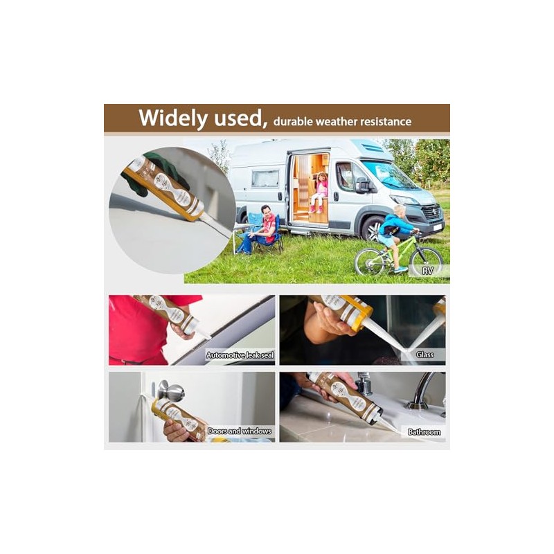 Self-Leveling RV Roof Sealant - Professional Repair & UV Protection