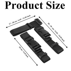 2 pcs Add A Bag Luggage Straps Luggage Connector Straps Heavy Duty Adjustable Suitcase Connector Belt for Suitcase Belts Tie Together Carry on bag stacker