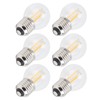 6PCS G45 E27 LED Light Bulb Transparent Glass Bulb Vintage