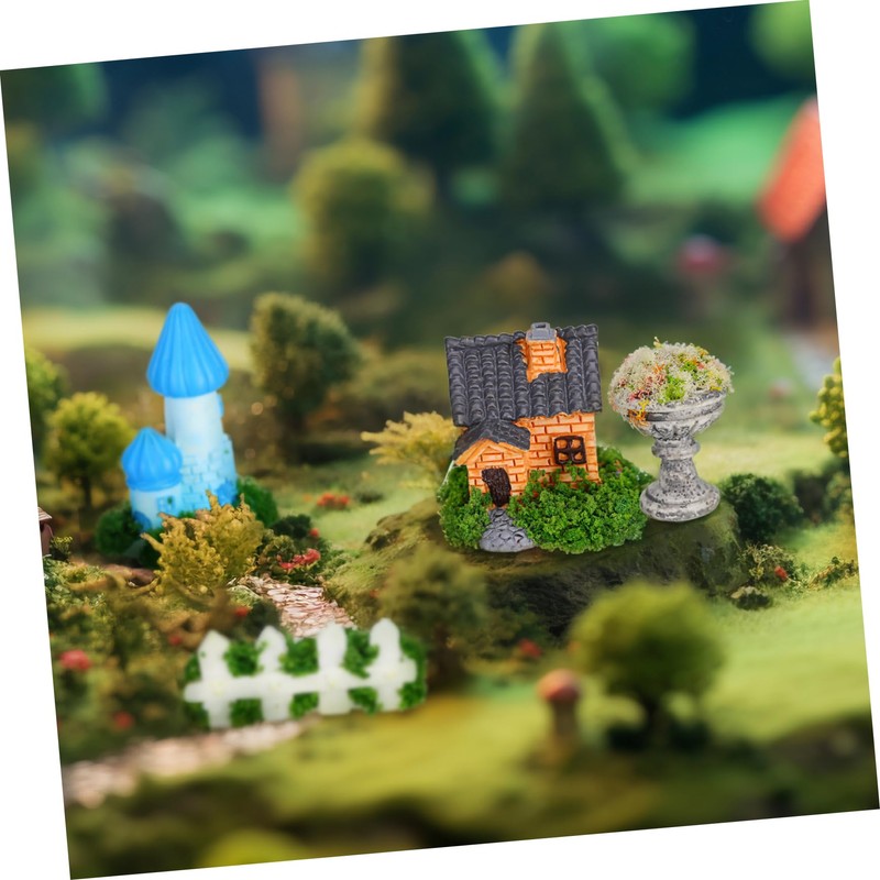 Toddmomy 1 Set Mini Trinkets Figurine Decor Micro Garden Fairy