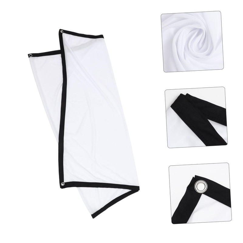 TEHAUX Folding Portable Projector Screen Polyester Outdoor Movie Projection Screen