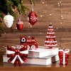 Alupssuc 82pcs Christmas Balls Ornaments Set, Delightful Classic Gift Set