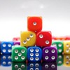 Dice Set 30PCS - 6 Sided 16mm 6 Colours Spot