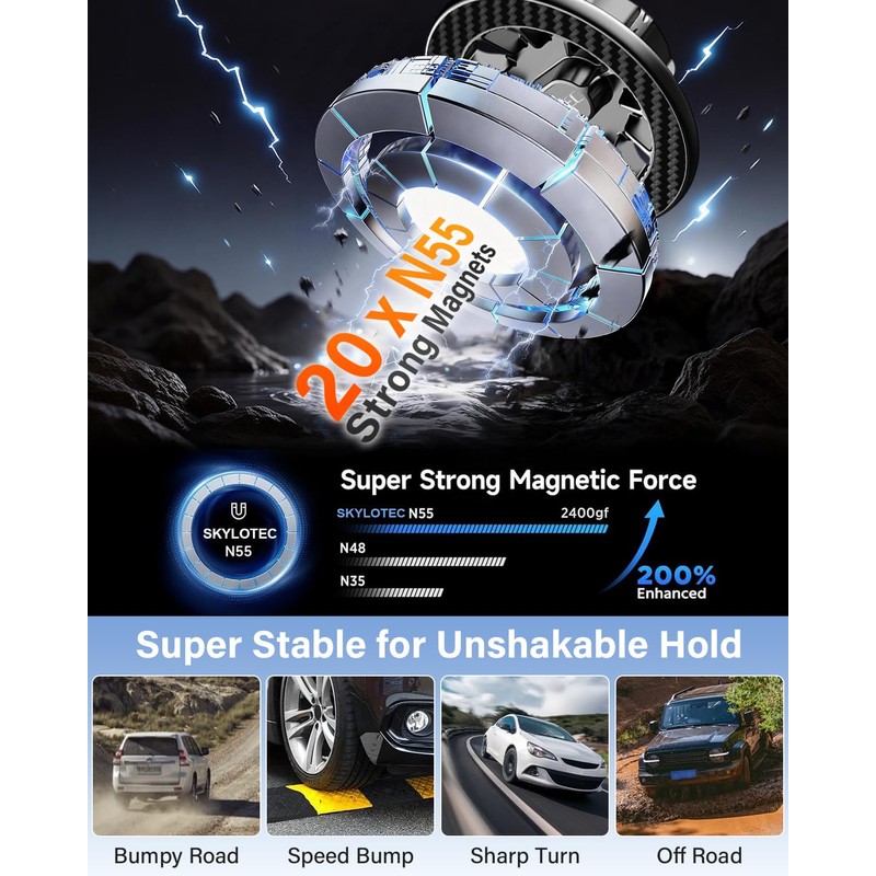 SKYLOTEC Magnets Phone Mount for Kia Sportage 2023-2025
