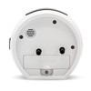 Acctim Grace Non-Ticking Sweep Analogue Bedroom Alarm Clock White