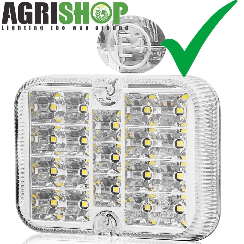 AGRISHOP 1 x rear view light trailer 12 V 24
