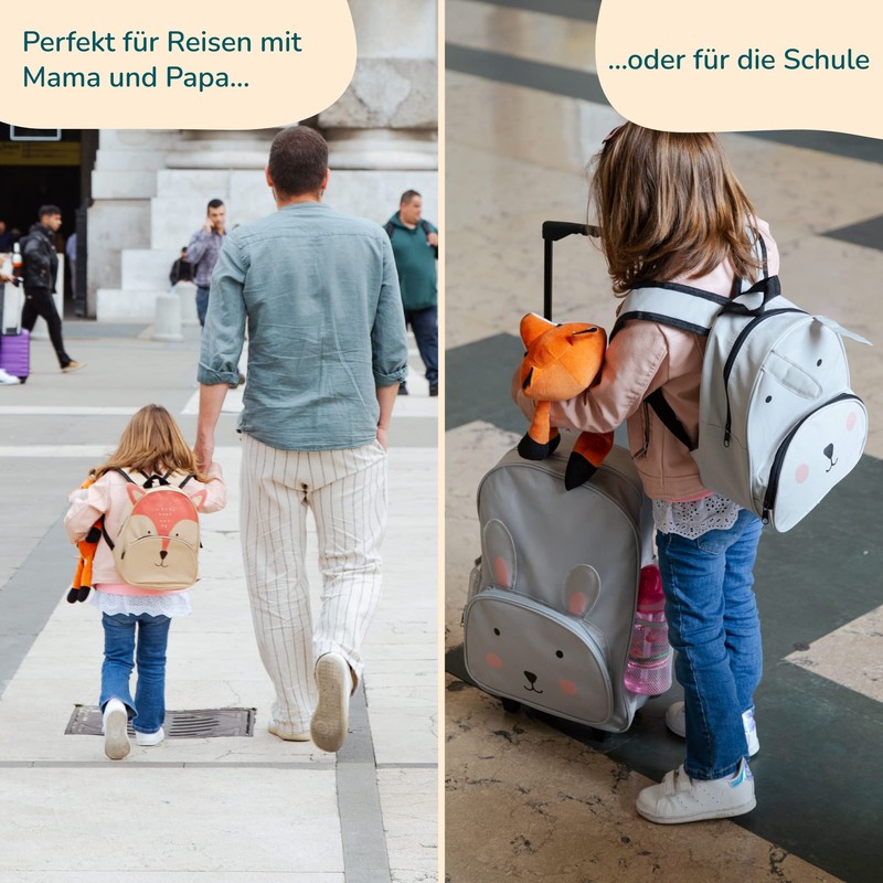 ZANCLEM Unisex Children's Backpack in Animal Shape with 4 Litre