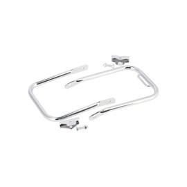 Luggage rack with abutment, long support bar, chrome-plated - for Simson S50, S51