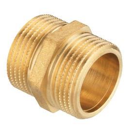 CORNAT VRS660045 Double Nipple Brass 1" ET