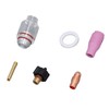 6Pcs TIG Welding Accessory Set 4# Ceramic Nozzle 2.4mm Electrode