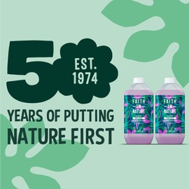 Faith In Nature Natural Hand Wash & Body Wash Set - Vegan & Cruelty Free, No SLS or Parabens - 2 x 169 fl oz Value Bundle Pack, Lavender & Geranium