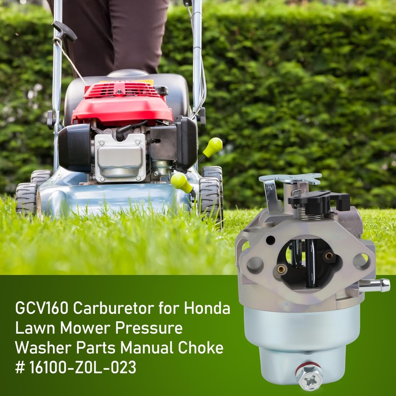 GCV160 Carburetor for Honda Lawn Mower Pressure Washer Parts 16100-Z0L-023
