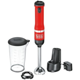 Black & Decker BCKM1011K06 VS Li-Ion Cordless Immersion Blender Kit - Red New