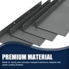 Pearwow Gutter Valley Splash Guard,Aluminum Rain Diverter Roofing Gutter Splash