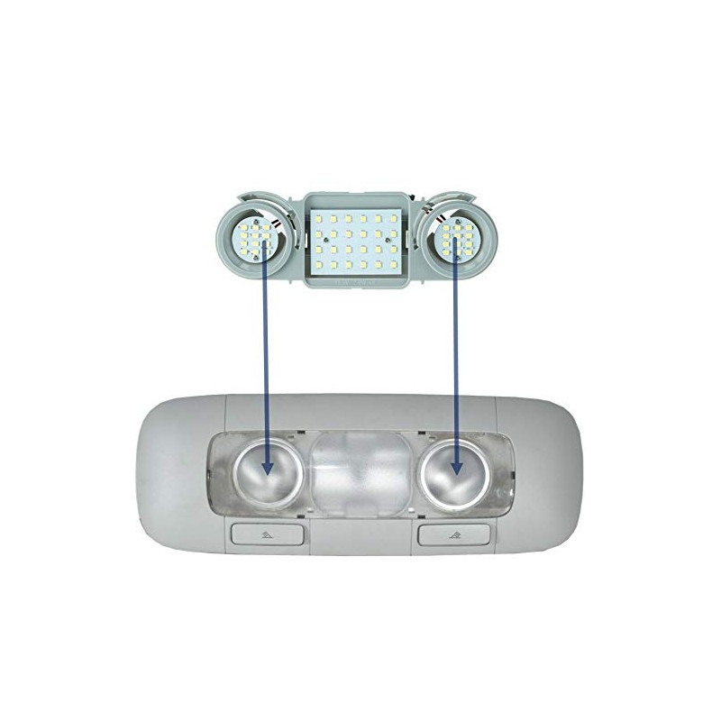 LED Interior Lighting Module – Main Lighting + Reading Light