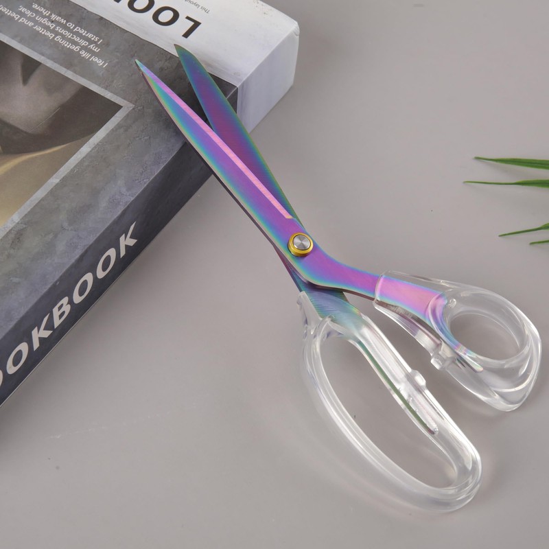 Acrylic Scissors, 9” Ultra-Sharp Titanium Coated Blades and Sharp All-Purpose