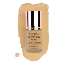 Base de maquillaje líquida Beauty Creations Flawless tono 7.5 - 30mL