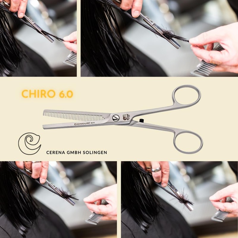 Cerena Concour Chiro Modelling Scissors 6.0 Inches (15 cm) -