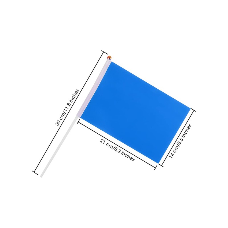 SCSpecial Small Flags 25 Pieces Mini Handheld Flags on Stick