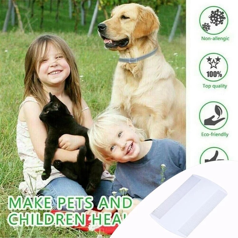 White Double Sided Nit Fine Tooth Head Lice Hair Combs