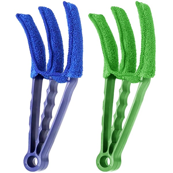 Mgood 2 Pack Window Blind Cleaner Duster Brush with 6