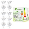 greenandco 10x MR16 GU5.3 LED Spotlight, 5 W, 430 lm,