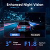 Miofive Car Camera 4K Resolution, WiFi, Bluetooth, GPS Dash Cam,