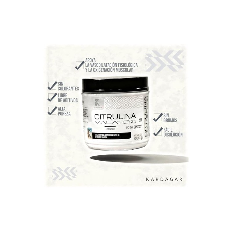 L Citrulina Malato 2 1 500g Pre Entreno Potenciador Oxido