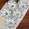 Kutani Ware Small Bowl, Stylish Tableware, Set of 5, Fruit