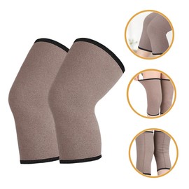 COLLBATH 1pair Knee Warmer Thermal Insulation Comfortable Knee Protector for Outdoor Sports Suitable for Men and Women for Skiing Cycling and Fishing Activities