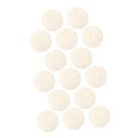 Healvian 15pcs 丝瓜卸妆巾 Face Scrub Face Loofah Scrub Pad Face Exfoliating Brush Face Exfoliating Loofah Pads Scrubber Facial Loofah Exfoliating Pads for Face Body Scrubber Beige Natural Loofah
