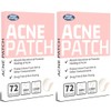 144 Parches para acné. Parches hidrocoloides absorbentes para tratar la