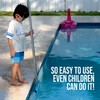 Stingray 18" Pool Brush Sticks to Walls and Floor Every