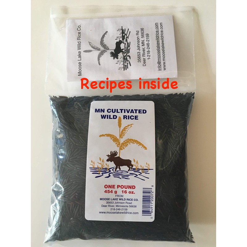 Moose Lake Wild Rice - Minnesota Cultivated Wild Black Rice