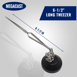 MegaCast Third Hand with Tweezers, Black, Modern Style