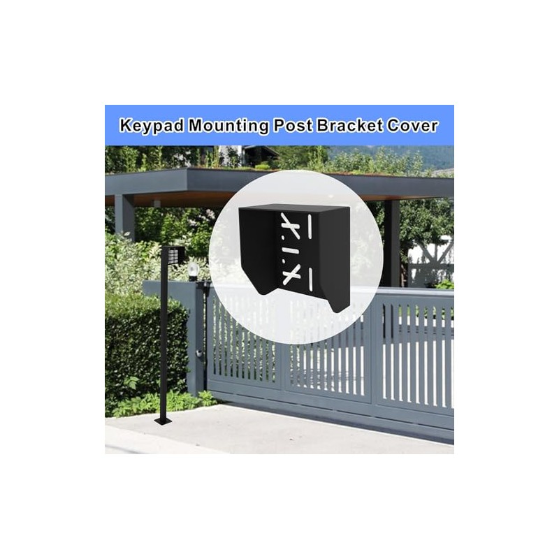 Waterproof Cover Keypad Mounting Post Bracket, Pedestal Mount for Keyboard