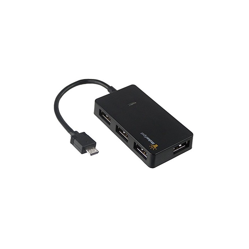 MakerSpot Micro USB OTG Hub for Raspberry Pi Zero 4