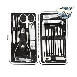 Naekkeodeugtem Self Nail Care 19-Piece Set for Cuticle Grooming
