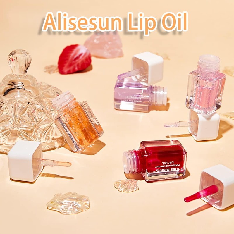 Lápiz labial brillante, volumizador – Kit 4 tonos Alisesun