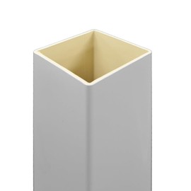 Weatherables 5x5 Post Sleeve – Weatherproof Premium Outdoor Vinyl Post Cover for Lasting Durability and Easy Installation on Decks, Patios, Porches or Mailbox Posts (5" x 5" x 72", White)