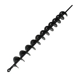 findmall Auger Drill Bit, Earth Auger Bit, 24 Inch Length 2 Inch Width Repid Planter, Yard Gardening Planting Corm Auger, Post or Umbrella Hole Digger for 3/8 Inch Hex Drive Drill