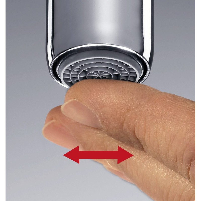 Perlator SLC 11000598 Water-Saving Shower Head M24 Chrome-Plated Set of