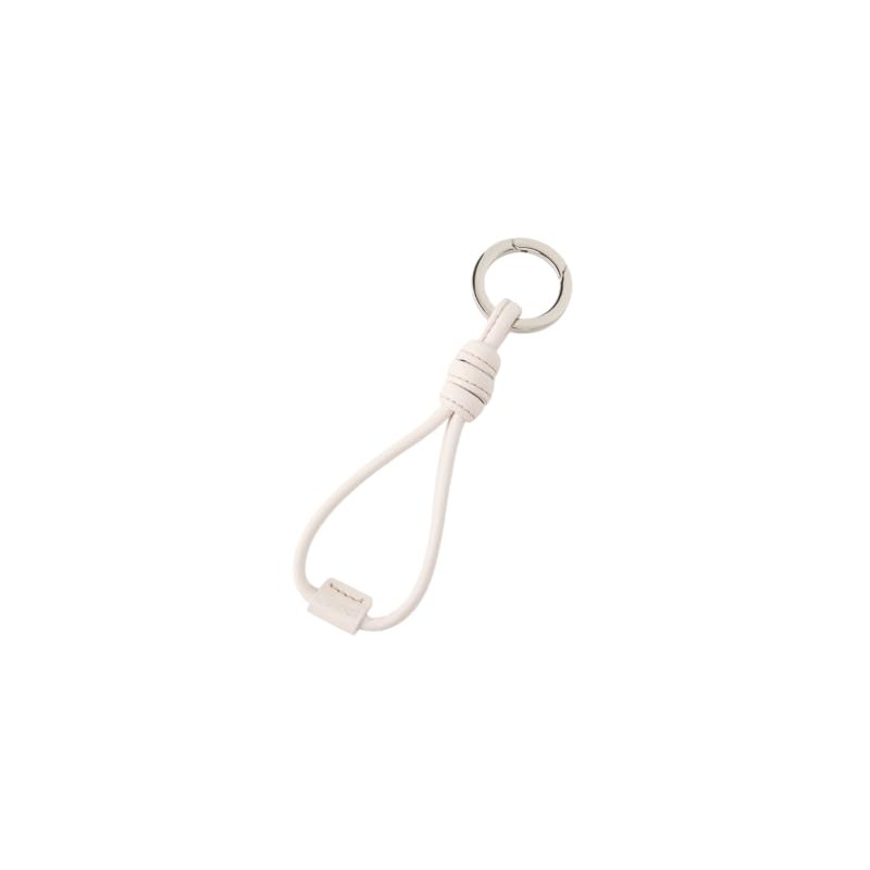 Rasit RUZ1042489A0001 Leather Key Ring, beige, (greige)