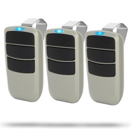 3 for Guardian Garage Door Opener Remote Control D3B, Replacement for GDOR2B R2BCC 303RTX, 3 Button Garage Door Remote Transmitter, 303MHz 390MHz