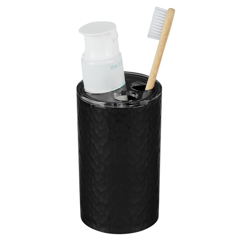 Bath Bliss Hammered Texture 4 Piece Bath Accessory Set in