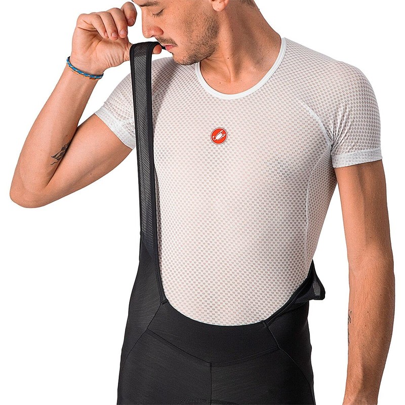 Castelli 4521517 VELOCISSIMO 5 BIBTIGHT Uomo Leggings BLACK/SILVER REFLEX L